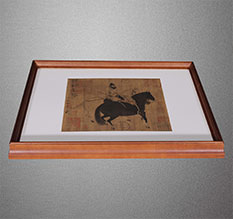 隆昌书画装裱配框服务案例